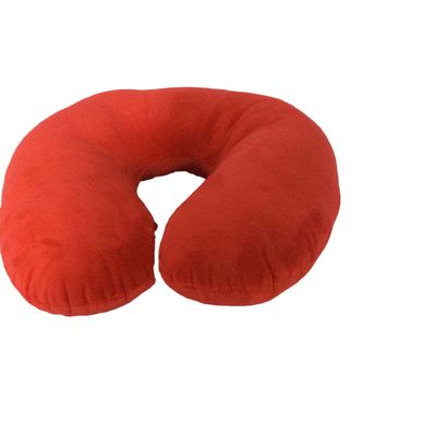 Red Memory Cotton Slow Rebound U Pillow Travel Nap بالش گردن مخمل خواب دار