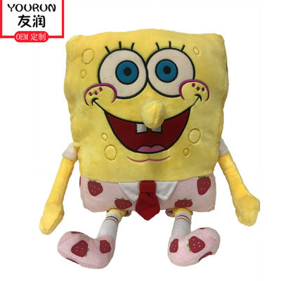 اسباب بازی های مخملی انیمیشن OEM 40 سانتی متر Spongebob Plush Pushow کادو تولد کودکان
