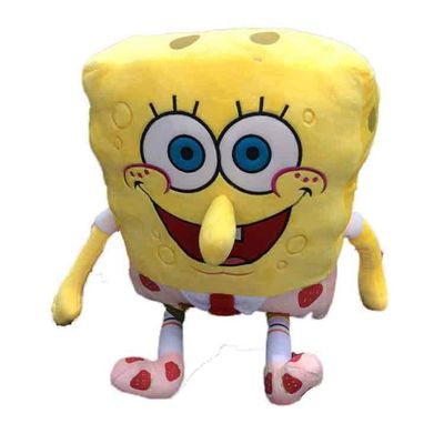 اسباب بازی های مخملی انیمیشن OEM 40 سانتی متر Spongebob Plush Pushow کادو تولد کودکان