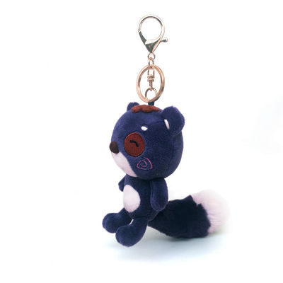 آویز کیسه ای Keychain خرس عروسکی 10 سانتی مینی مخمل خواب دار OEM