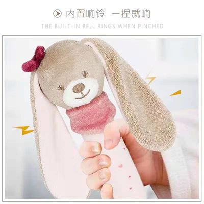 عروسک مخمل خواب دار خرگوش 1-3 ساله با اسباب بازی های مخمل خواب دار کودک BB دستگاه