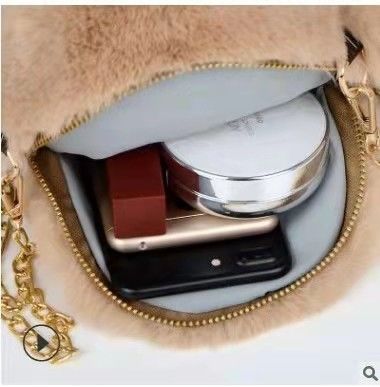 کوله پشتی خرگوش مخمل خواب دار مخمل خواب دار قهوه ای روشن Rex Rabbit Bunny Bag