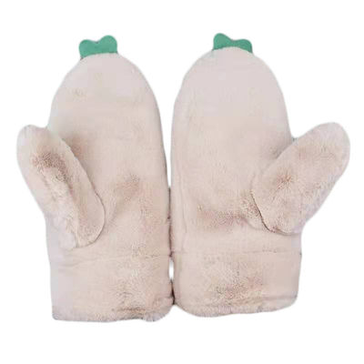 دستکش مخمل خواب دار دخترانه کارتونی