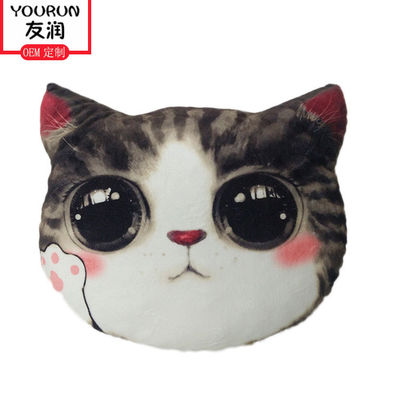 چاپ 3D مخمل خواب دار بالش گربه Meow Star Plush Sofush Cushion Plush دکوراسیون منزل