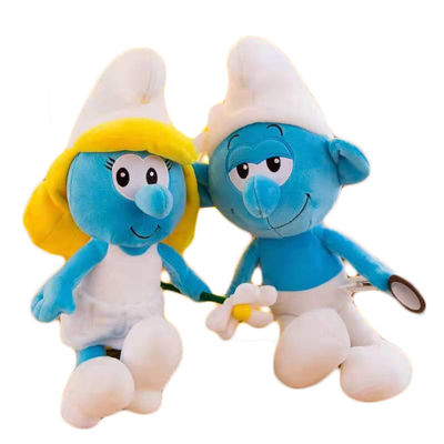 40 سانتی متر کارتون Smurf Stuffed Animal Animal Plush Toys Blue Father خواهر آبی