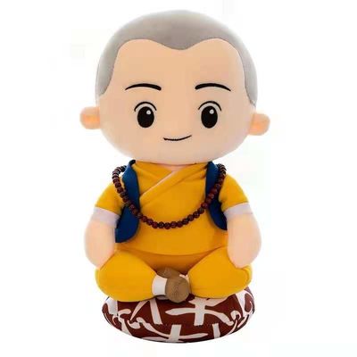 نصب شده 30 سانتی متر 40 سانتی متر 50 سانتی متر مراقب اسباب بازی های مخمل خواب دار عروسک Zen Little Monk باشید