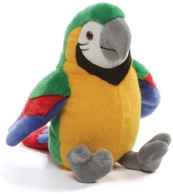 شبیه سازی اسباب بازی مخمل خواب دار Macaw با الیاف پلی استر پر شده