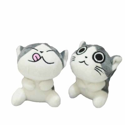 جاکلیدی مخمل خواب دار Cat 15cm با پر کردن پنبه پلی پروپیلن