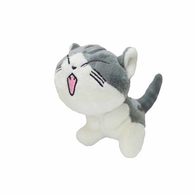 جاکلیدی مخمل خواب دار Cat 15cm با پر کردن پنبه پلی پروپیلن