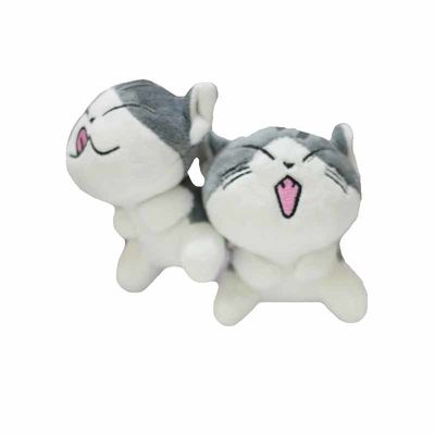 جاکلیدی مخمل خواب دار Cat 15cm با پر کردن پنبه پلی پروپیلن