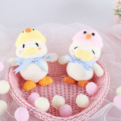 عروسک قلاب بافی دست ساز پر از پلی استر Lifelike