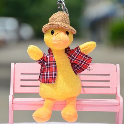 اسباب بازی های مخمل خواب دار جوجه اردک پر شده PP پنبه ای