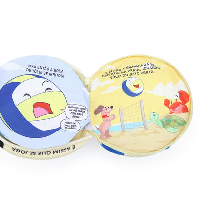 ODM Not Porn Book Plush Ball With Zipper Closure