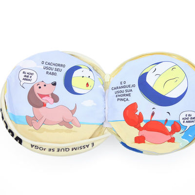 ODM Not Porn Book Plush Ball With Zipper Closure