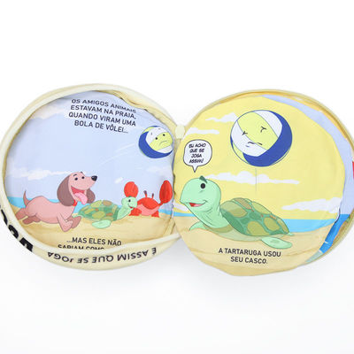 ODM Not Porn Book Plush Ball With Zipper Closure