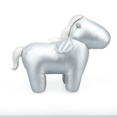 PP Cotton Stuffed PU Little Flying Horse اسباب بازی مخمل دار برای دکوراسیون اتاق کودکان