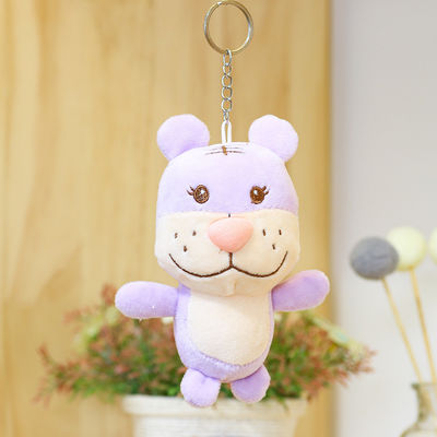 PP Cotton Filling 12cm Cartoon Zodiac Tiger Plush Toy ODM