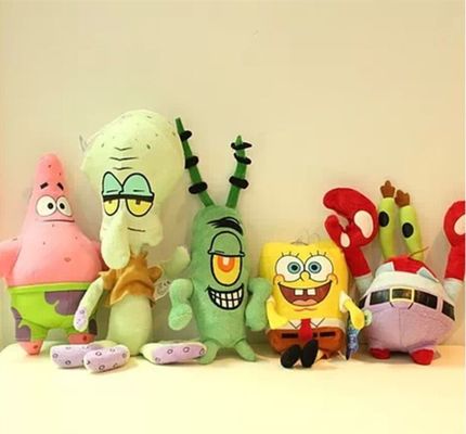 عروسک شخصیت انیمه مخملی ASTM 25 سانتی متری با پرکننده PP پنبه ای