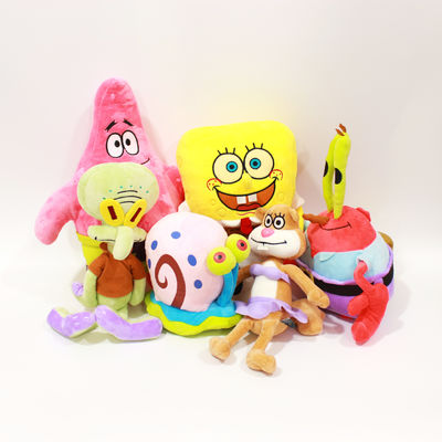 عروسک شخصیت انیمه مخملی ASTM 25 سانتی متری با پرکننده PP پنبه ای